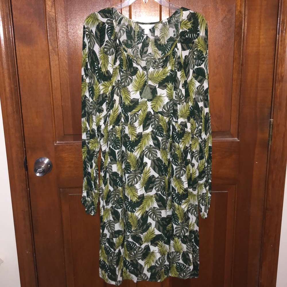 Palm leaf Dress